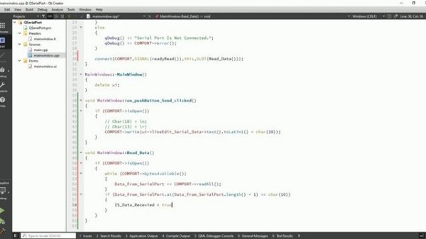 Qt QSerialPort | Send And Receive Data Through SerialPort | Qt C++ | Qt Creator | Qt Tutorial