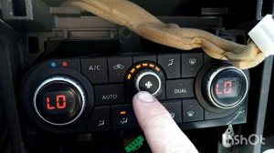 Nissan-Qashqai J10 Замена блока управления климатом от рестайла на дорестайл.