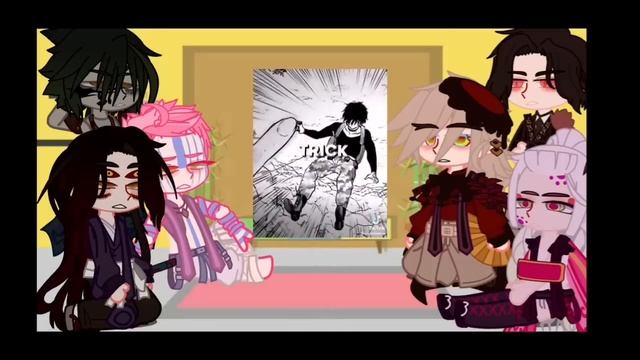 Uppermoons And Muzan React Anime MANIPULATORS | Gacha React