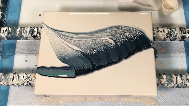 Lets Do the Swoosh Swipe Fluid Art, Acrylic Swipe, Acrylic Pour Painting, Acrylic Painting смотреть онлайн