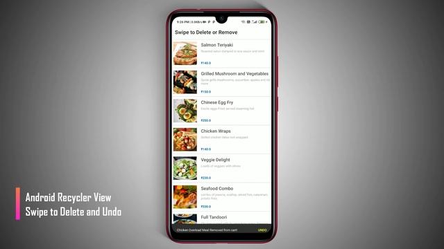 Android adding Recycler View Swipe to Delete or Remove | CodeDecode смотреть онлайн