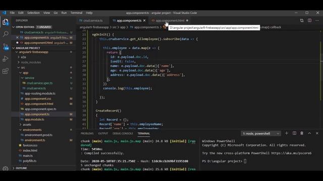 Angular 9 CRUD with Firebase and Firestore Database part 2 | Angular 9 Tutorial смотреть онлайн