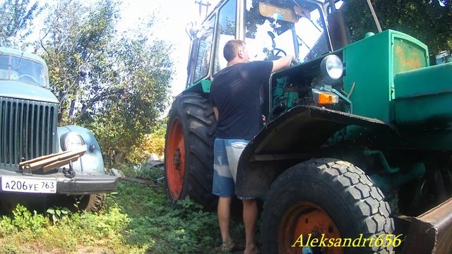 #ЮМЗ-6.Поворот стрелы юмз 6