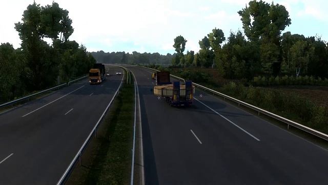 Euro Truck Simulator 2 | Brest ?? - Rennes ?? | Renault T High Sleeper ? High-Tech Device смотреть онлайн