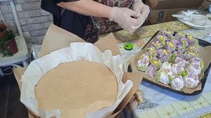 Зефирная флористика, мой первый букет.