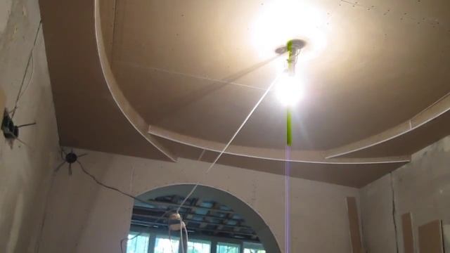 Многоуровневый винтовой потолок из гипсокартона - Секреты монтажа смотреть онлайн