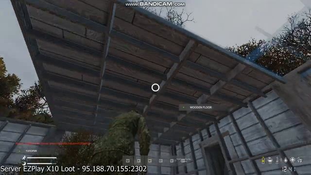 BaseBuildingPlus DayZ Строительство дома из дерева, перекрытия и лестницы смотреть онлайн