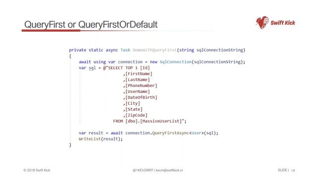 Better Object Mapping in .NET with Dapper by Kevin Griffin смотреть онлайн
