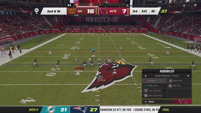 Madden NFL 23/Режим франшизы/Arizona Cardinals/Второй сезон-Week 8 смотреть онлайн