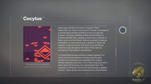 Destiny 2 Lore - The Nine try to create life. The A-113/Cocytus gateway. The Sophia's fate. смотреть онлайн