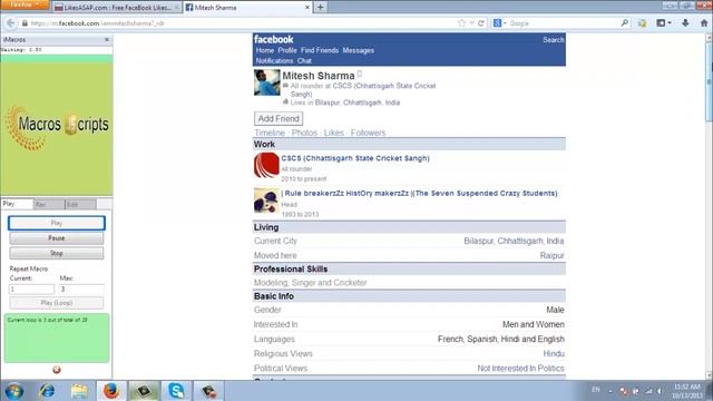 LikesAsap Facebook Subscribers Macro [JavaScript Enhanced] смотреть онлайн