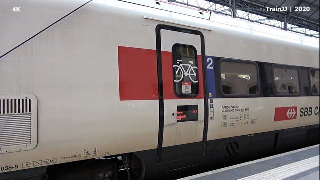 SBB ICN RABDe 500 | Bahnhof Olten Schweiz - Switzerland | Swiss Tilting Trains - Intercity Neigezug смотреть онлайн