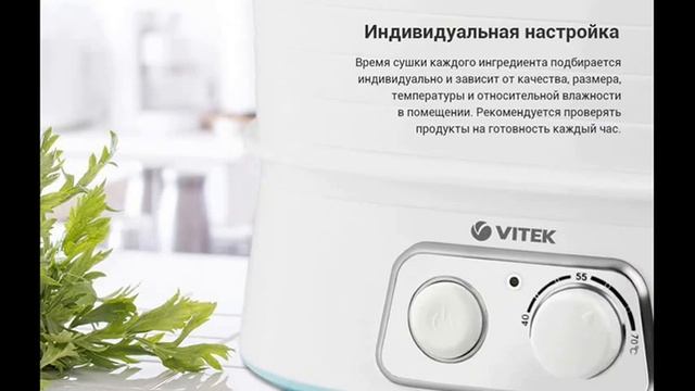 Сушилка для овощей и фруктов VITEK VT-5053 смотреть онлайн