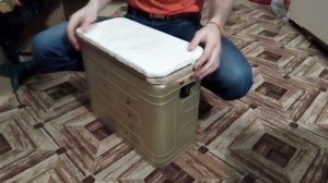 Зимний Рыболовный Ящик Своими Руками. Ящик с Морозильной Камеры Своими Руками.