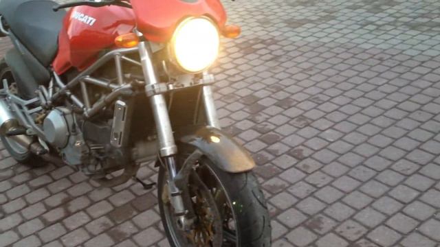 Ducati Monster S4 My First Start Up - Stock Exhaust смотреть онлайн