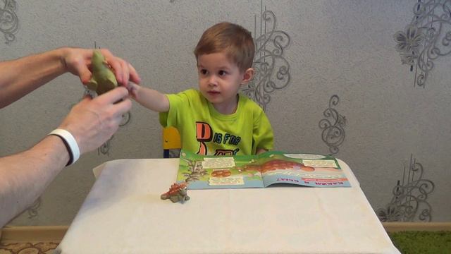 Журнал ДеАгостини с анкилозавром/ DeAgostini Ankylosaurus Dinosaur смотреть онлайн