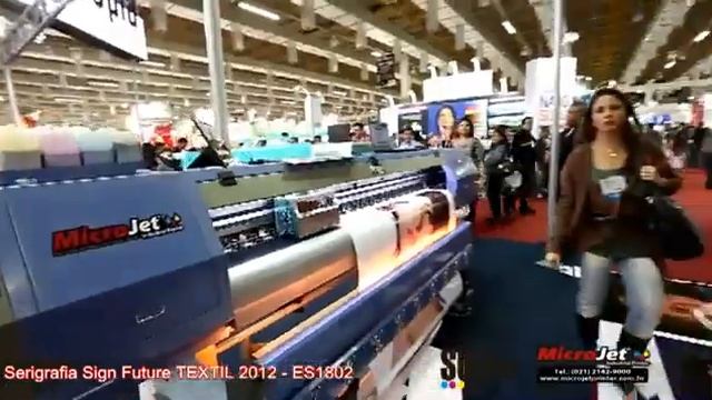 Microjet Printer na Serigrafia Sign Future TEXTIL 2012 YouTube2 смотреть онлайн