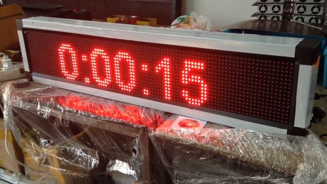 Электронные светодиодные часы таймер производство "Строка24.рф" смотреть онлайн