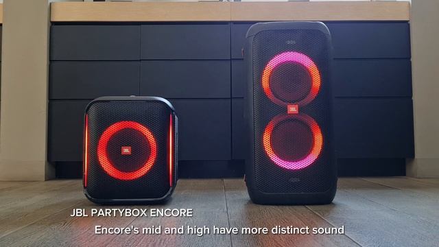 JBL Encore vs JBL Partybox 100?? sound comparison смотреть онлайн