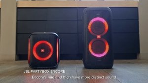 JBL Encore vs JBL Partybox 100?? sound comparison