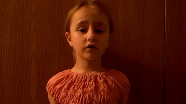 Erika singing a song from school смотреть онлайн