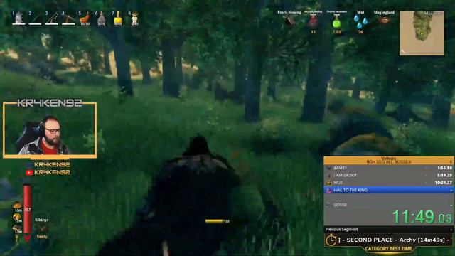 Valheim Speedrun NG+ SSG For 23:42 смотреть онлайн