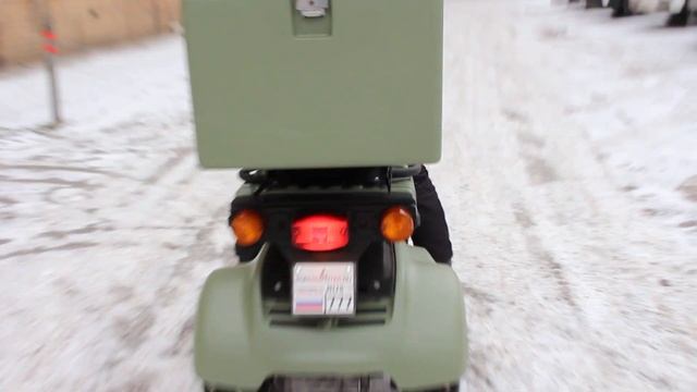 Скутер Honda Gyro X 50 4T PGM-FI TD02 Military Edition, Kupiscooter.ru смотреть онлайн