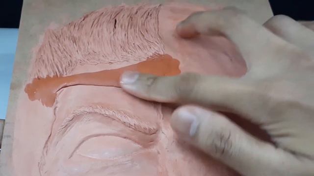 SCULPTING EDDIE BROCK X VENOM POTRAIT ON FRAME | TIMELAPSE | AIR DRY CLAY SCULPTURE смотреть онлайн