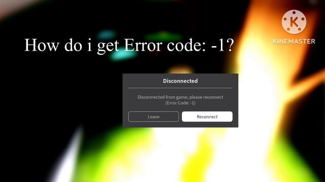 Error Code: -1 (Roblox) смотреть онлайн