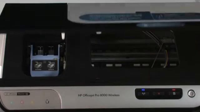 Установка и замена картриджей (HP Officejet Pro 8000 A809 series) смотреть онлайн