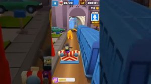 Прохождение  игры Subway Surf  часть  2