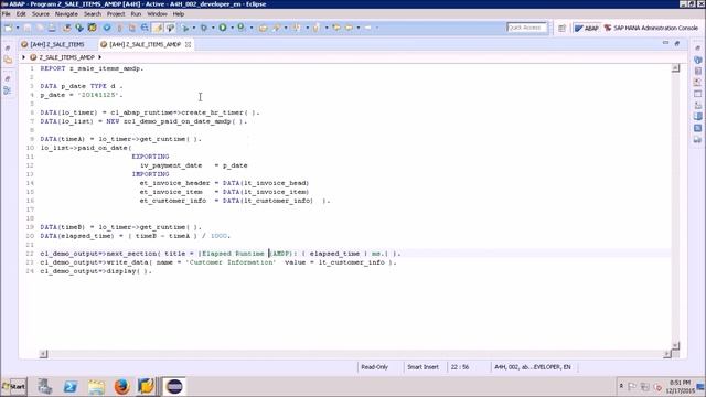 ABAP for SAP HANA: Code to Data Paradigm смотреть онлайн