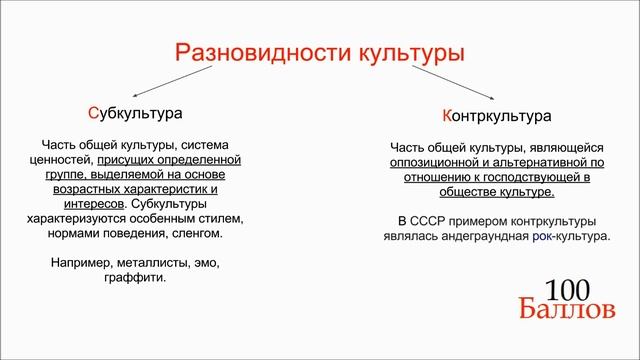 Урок 6. Формы и разновидности культуры смотреть онлайн