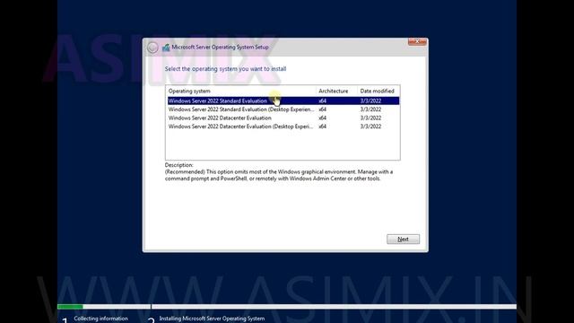 Windows Server 2022 Core (CLI) - installation смотреть онлайн