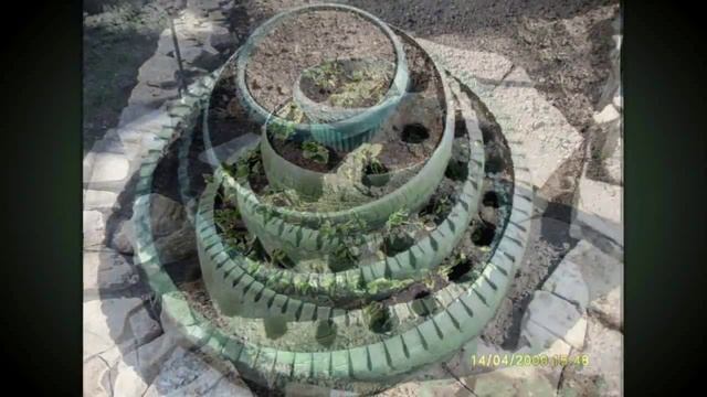 Клумба из покрышек своими руками смотреть онлайн
