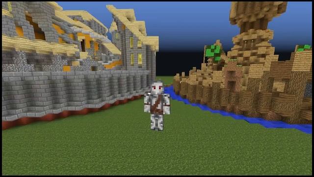 ЭПИК БИТВА СТРОИТЕЛЕЙ - ЗАМОК В МАЙНКРАФТ, КРАСИВЫЕ ПОСТРОЙКИ В МАЙНКРАФТЕ, Dalaxys против