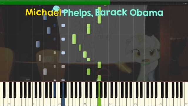 Anthropology (Lyra's Song) - Awkward Marina - |SOLO PIANO TUTORIAL w/LYRICS| -- Synthesia HD смотреть онлайн