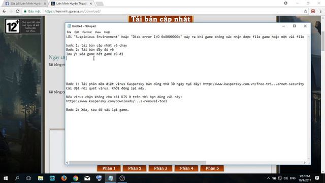 Sữa lỗi Suspiciuos environment trong phiên bản 7.19 смотреть онлайн