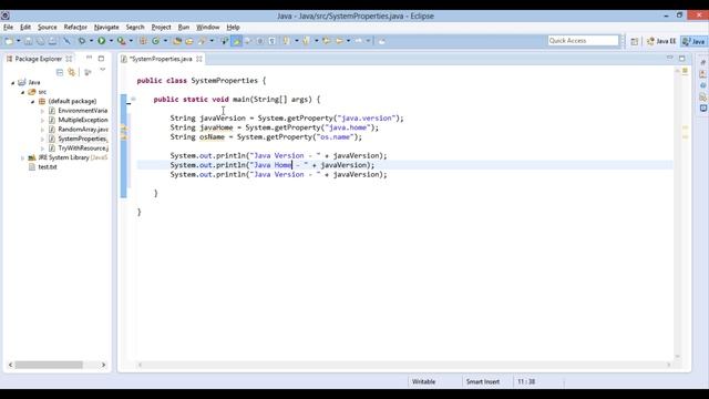 How to determine System properties in Java ? смотреть онлайн