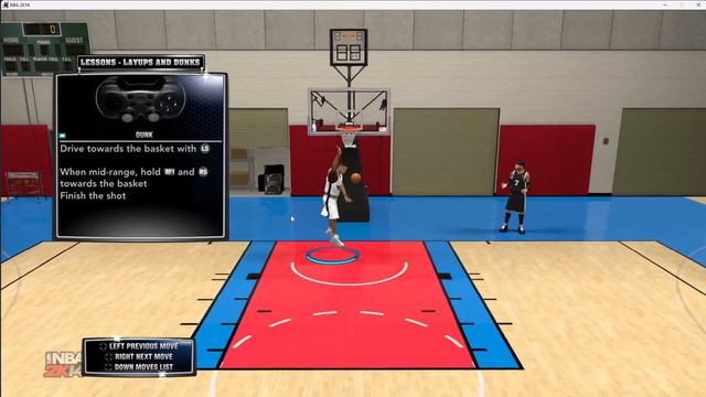 учим делать данк в NBA 2k14