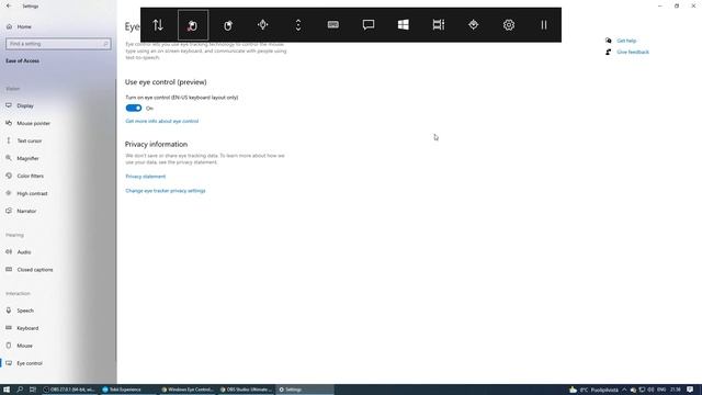 Tobii Eye Tracker 5 Windows eye control смотреть онлайн