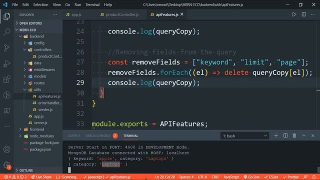 Search Feature React Project MERN Stack смотреть онлайн