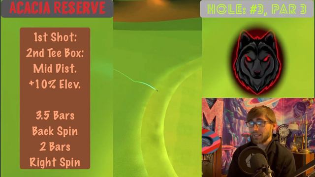 Golf Clash Library: Acacia Reserve - Hole: #3, Par 3 | Pro & Expert Playthrough! Landing The H.I.O! смотреть онлайн