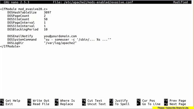 How To Protect Against DoS and DDoS with mod_evasive for Apache server смотреть онлайн