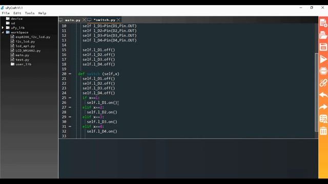 Урок №14. Создаем библиотеку в среде программирования microPython испоьзуя микроконтроллер ESP8266. смотреть онлайн