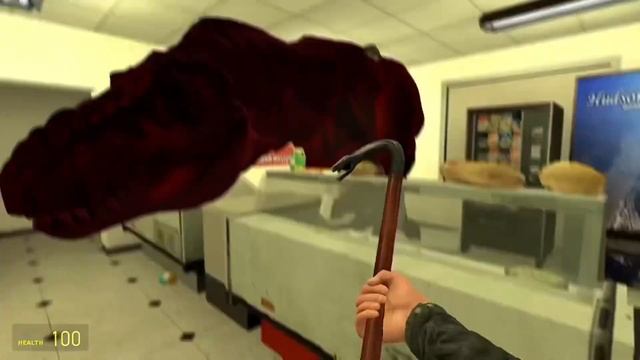 Being hunted by a T-Rex in Garry’s mod смотреть онлайн