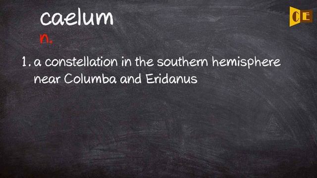 Caelum Pronunciation, Paraphrase, Listen & Practice смотреть онлайн
