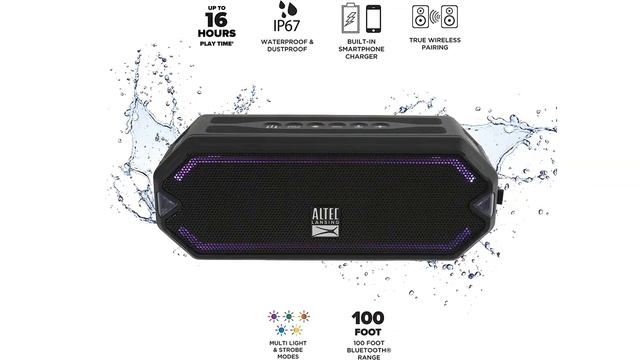 Product Review: Altec Lansing HydraJolt Wireless Bluetooth Speaker - Your Ultimate Outdoor Companio смотреть онлайн