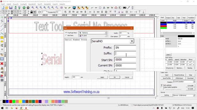 TruCUT RDWorks The Text Serial Number Feature (Part 18) Text Tool Video Mini-Series смотреть онлайн