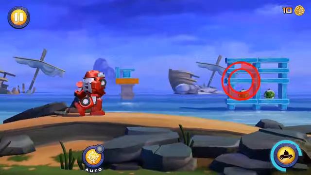 Angry Birds Transformers Bluogeon-Heatwave, Unlocked new upgrade Gameplay # 04 смотреть онлайн